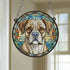 Boxer Stained Glass Effect Suncatcher